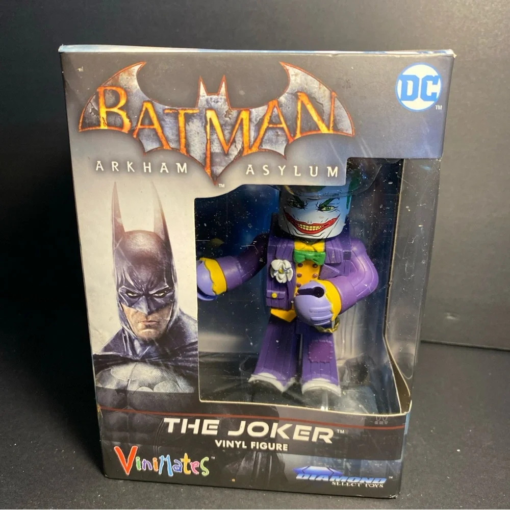 DC‎ Comics Batman Arkham Asylum Vinimates THE JOKER Diamond Select Toys Figure